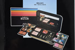 FASHION BAZAAR MELODY KIT MAKE-UP (1403-02) 32 EYE SHADOW + 3 BLUSH + 1 INDIAN EART + 1 TRANSPARENT COMPACT POWDER + 4 LIPS POWDER + 1 KAJAL BLACK PENCIL + 1 LIP PENCIL + PENCIL SHARPENER + 2 LIPSTICKS NET WT 31,18 g.