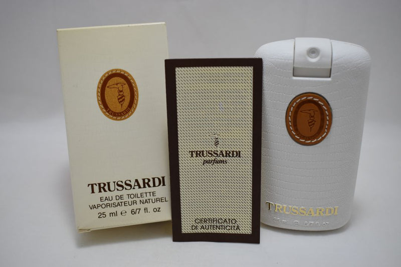 TRUSSARDI CLASSIC DONNA (VERSION 1980) ORIGINAL POUR FEMME / FOR WOMEN EAU DE TOILETTE VAPORISATEUR (NATURAL SPRAY) 25 ml 0.84 FL.OZ.