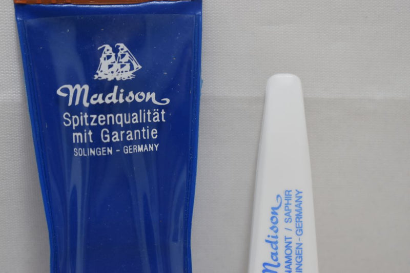 Madison Spitzenqualitat mit garantie SOLINGEN GERMANY, SAPPHIRE FILE, COARSE / FINE / Λίμα από Ζαφείρι, κορυφαίας ποιότητας με την εγγύηση Solingen, Χοντρή / Ψιλή με μήκος 17 cm.