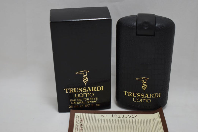 TRUSSARDI CLASSIC UOMO (VERSION 1983) ORIGINAL POUR HOMME / FOR MEN EAU DE TOILETTE VAPORISATEUR (NATURAL SPRAY) 25 ml 0.84 FL.OZ.