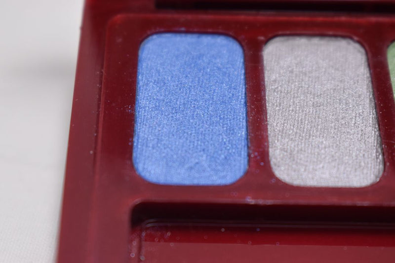 SEVENTEEN 17 COSMETICS CAKE EYE SHADOW 4 COLOUR SET   (PALETTES No 16 - GLAMOUR) / Συμπαγής Τετραπλή Σκιά Ματιών -  (COLLECTION 16) -  Σε Απόχρωση (Θαλασσί - Τσαγαλί - Πράσινο - Σομόν) 8 g.