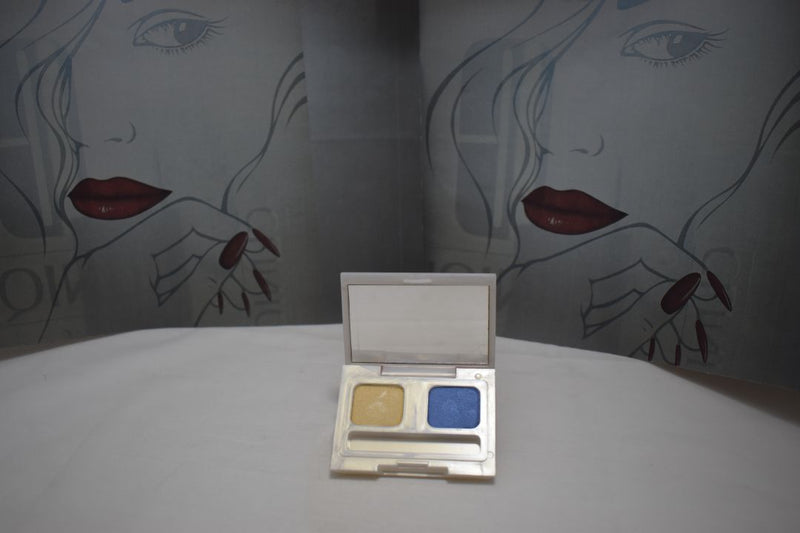 SEVENTEEN 17 COSMETICS CAKE EYESHADOW SUPER IRIDESCENT (No 27 - DUOSHEER) / Συμπαγής Διπλή Σκιά Ματιών, Σούπερ Ιριδίζουσα -  (COLLECTION 27) -  Σε Απόχρωση (Κίτρινο της Ώχρας - Μπλε Αζούρ) 4.5 g