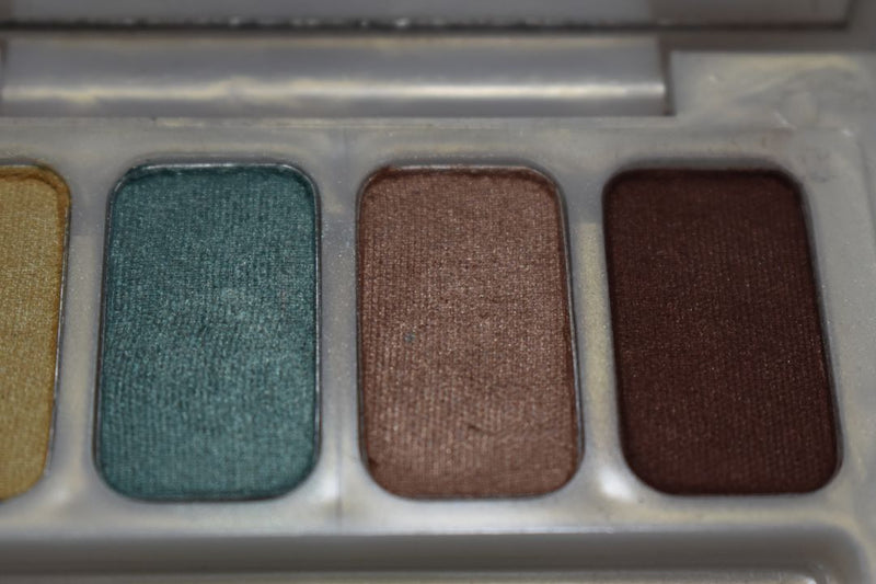 SEVENTEEN 17 COSMETICS CAKE EYESHADOW SUPER IRIDESCENT (PALETTE No 42 -  GEM) / Συμπαγής Τετραπλή Σκιά Ματιών, Σούπερ Ιριδίζουσα -  (COLLECTION 42) -  Σε Απόχρωση (Κίτρινο - Πράσινο Ανοικτό - Σομόν - Καφέ Σκούρο) 8 g.