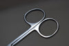 CARBON STEEL/CHROME PLATED (STAINLESS STEEL), CUTICLE SCISSORS, CURVED, ITALY TYPE / Ψαλίδι Μανικιούρ για τα Πετσάκια και τις Παρανυχίδες, από Ανοξείδωτο Χάλυβα (Ατσάλι), Κυρτό, Τύπου Ιταλικού, 9 cm.