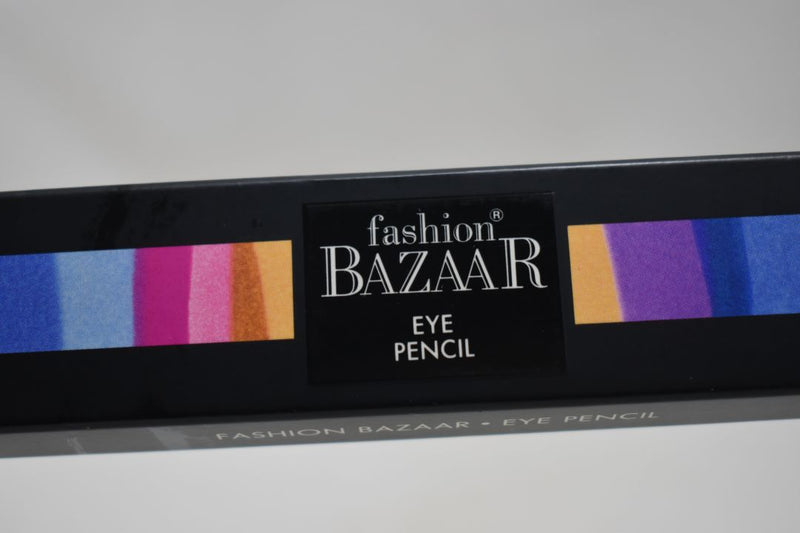 FASHION BAZAAR EYE PENCIL + PENCIL SHARPENER / Μολύβι Ματιών + Ξύστρα Μολυβιών, σε Απόχρωση (BLACK - ΜΑΥΡΟ) 1.6 g.