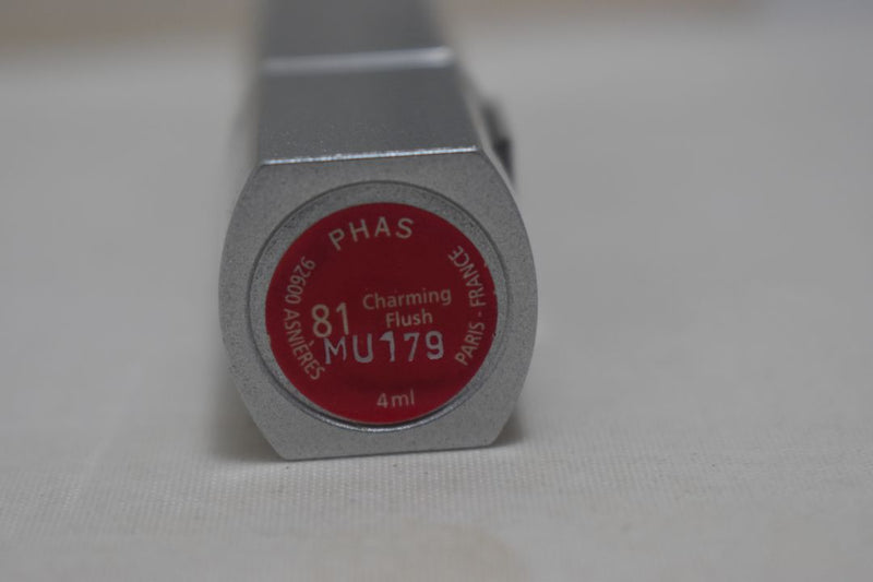 PHAS HYPOALLERGĖNIQUE ROUGE INTENSE - LIP COMFORT (81 - CHARMING FLUSH) / Κραγιόν έντονο, σε Απόχρωση (81 - Γοητευτικό Κόκκινο), με Άνεση μεγάλης Διάρκειας στα Χείλη, 4 ml.