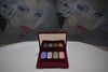 SEVENTEEN 17 COSMETICS CAKE EYE SHADOW 4 COLOUR SET   (PALETTES No 16 - GLAMOUR) / Συμπαγής Τετραπλή Σκιά Ματιών -  (COLLECTION 16) -  Σε Απόχρωση (Θαλασσί - Τσαγαλί - Πράσινο - Σομόν) 8 g.