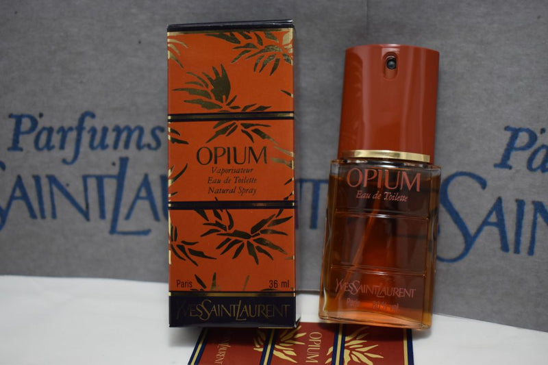 YVES SAINT LAURENT OPIUM (VERSION 1977) ORIGINAL POUR FEMME / FOR WOMEN EAU DE TOILETTE VAPORISATEUR (NATURAL SPRAY) 36 ml 1.2 FL.OZ.