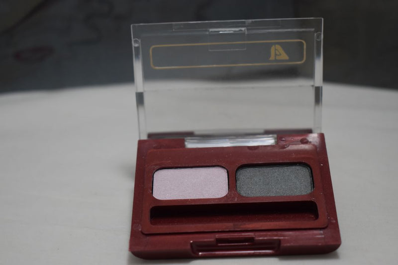 SEVENTEEN 17 COSMETICS CAKE EYE SHADOW DUO (No 1 ROSE LILAC - GREY MIST) / Συμπαγής Διπλή Σκιά Ματιών -  (COLLECTION 1) -  Σε Απόχρωση (Ροζ Λιλά - Γκρι) 4 g.