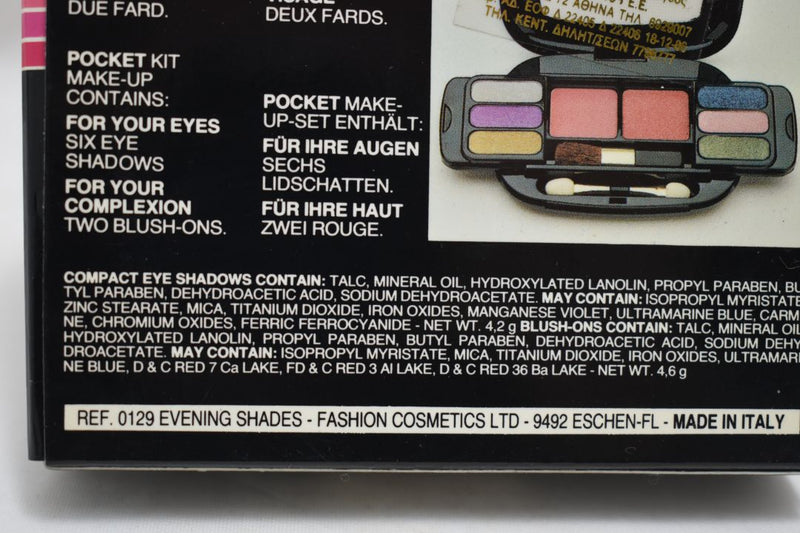 FASHION BAZAAR POCKET KIT MAKE-UP (0129) 6 EYE SHADOW + 2 BLUSH / 6 ΣΚΙΕΣ ΜΑΤΙΩΝ 4,2 g + 2 ΡΟΥΖ 4,6 g.