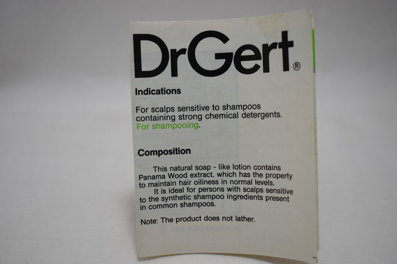 DrGert Hair Cleansing Lotion with Panama Wood FOR DRY HAIR WITH FLAKING SCALP / Λοσιόν Καθαρισμού Μαλλιών με εκχύλισμα Ξύλου Παναμά για Ξηρά Μαλλιά με Απολεπιζόμενο δέρμα κεφαλής 250 ml 8.4 FL.OZ.