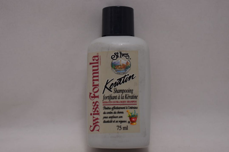 ST. IVES SHAMPOO Keratin "SWISS FORMULA" Lean / Thin / Volume Free Hair (VERSION 1989) / Σαμπουάν για Αδύνατα / Λεπτά και Χωρίς όγκο μαλλιά 75 ml 2.5 FL.OZ - ΜΙΝΙΑΤΟΥΡΑ