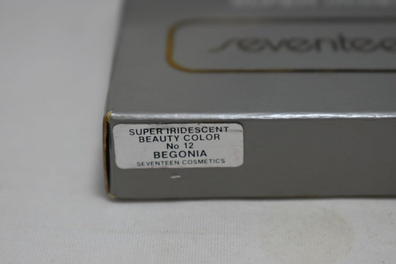 SEVENTEEN 17 COSMETICS BEAUTY COLOR / BLUSHER / FARD A JOUES / SUPER IRIDESCENT (No 12 BEGONIA) /  Ρουζ, Σούπερ Ιριδίζον -  (COLLECTION 12) -  Σε Απόχρωση (Κεραμιδί) 7 g.