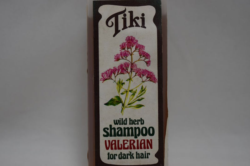 TiKi WILD HERB SHAMPOO VALERIAN  (VERSION 1983) FOR DARK HAIR / ΦΥΤΟΣΑΜΠΟΥΑΝ ΒΑΛΕΡΙΑΝΑΣ ΓΙΑ ΣΚΟΥΡΑ ΜΑΛΛΙΑ 120 ml 4 FL.OZ.