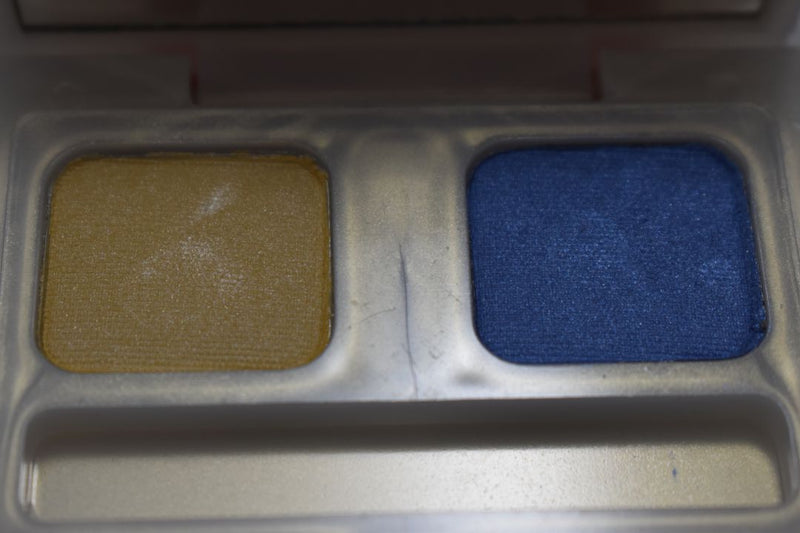 SEVENTEEN 17 COSMETICS CAKE EYESHADOW SUPER IRIDESCENT (No 27 - DUOSHEER) / Συμπαγής Διπλή Σκιά Ματιών, Σούπερ Ιριδίζουσα -  (COLLECTION 27) -  Σε Απόχρωση (Κίτρινο της Ώχρας - Μπλε Αζούρ) 4.5 g