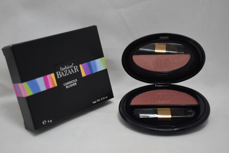 FASHION BAZAAR LUMINOUS BLUSHER / FARD A JOUES / Φωτεινό ΡΟΥΖ σε Απόχρωση (SOFT COOPER - Απαλό Χάλκινο) 4 g.