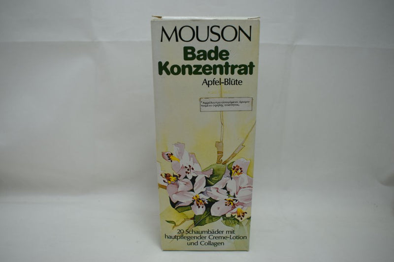 J.G. MOUSON & CO Bade Konzentrat Apfel-Blute 20 Schaumbader mit hautpflegender Creme-Lotion und Collagen/Concentrated Bubble Bath from Apple Blossoms/Συμπυκνωμένο Αφρόλουτρο με κρέμα περιποίησης δέρματος και κολλαγόνο, από Άνθη μηλιάς 250 ml 8.4 FL.OZ.