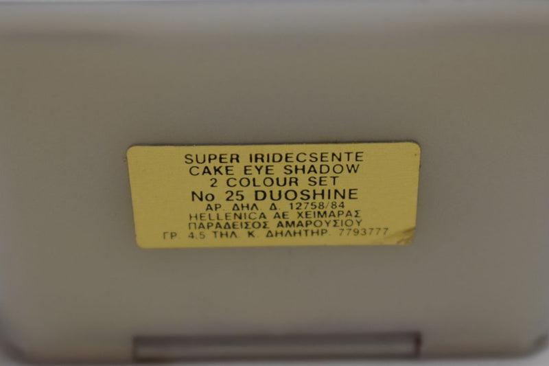 SEVENTEEN 17 COSMETICS CAKE EYESHADOW SUPER IRIDESCENT (No 25 - DUOSHINE) / Συμπαγής Διπλή Σκιά Ματιών, Σούπερ Ιριδίζουσα -  (COLLECTION 25) -  Σε Απόχρωση (Χρυσαφί - Γκρι) 4.5 g.