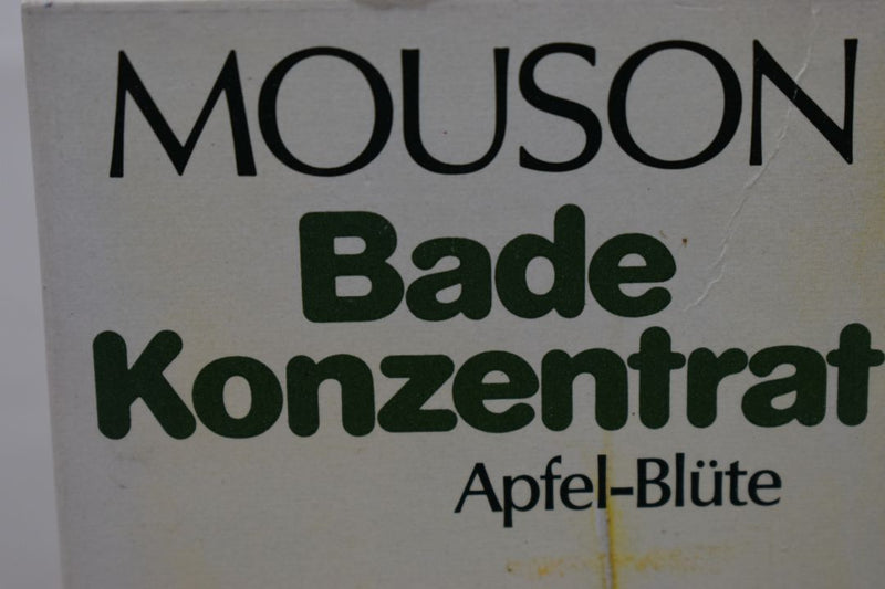 MOUSON Bade Konzentrat Apfel-Blute 20 Schaumbader mit hautpflegender Creme-Lotion und Collagen / Concentrated Bubble Bath from Apple Blossoms / Συμπυκνωμένο Αφρόλουτρο με κρέμα περιποίησης δέρματος και κολλαγόνο, από Άνθη μηλιάς 250 ml 8.4 FL.OZ.