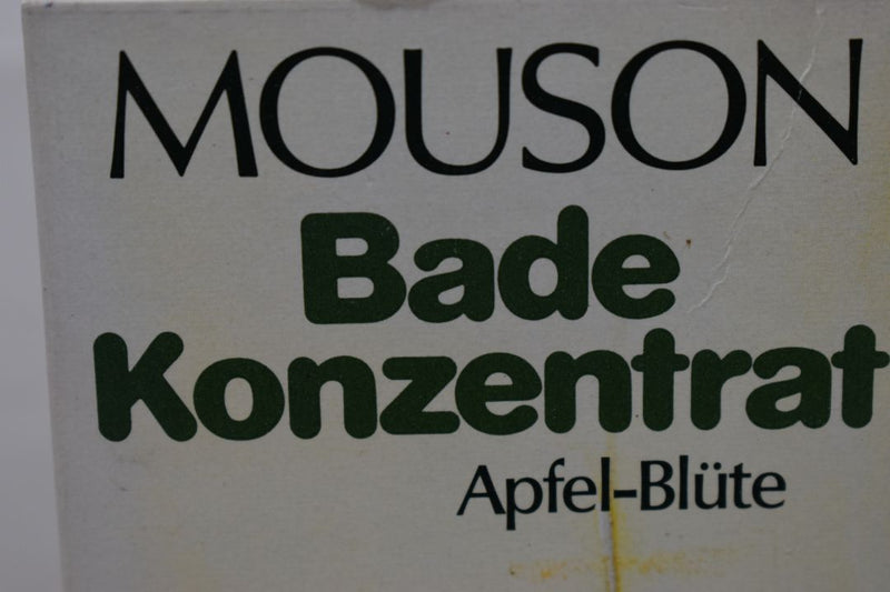 J.G. MOUSON & CO Bade Konzentrat Apfel-Blute 20 Schaumbader mit hautpflegender Creme-Lotion und Collagen/Concentrated Bubble Bath from Apple Blossoms/Συμπυκνωμένο Αφρόλουτρο με κρέμα περιποίησης δέρματος και κολλαγόνο, από Άνθη μηλιάς 250 ml 8.4 FL.OZ.