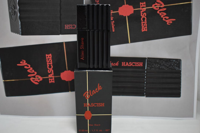 VEEJAGA HASCISH BLACK (VERSION 1985) ORIGINAL POUR HOMME / FOR MEN AFTER SHAVE 50 ml 1.7 FL.OZ.