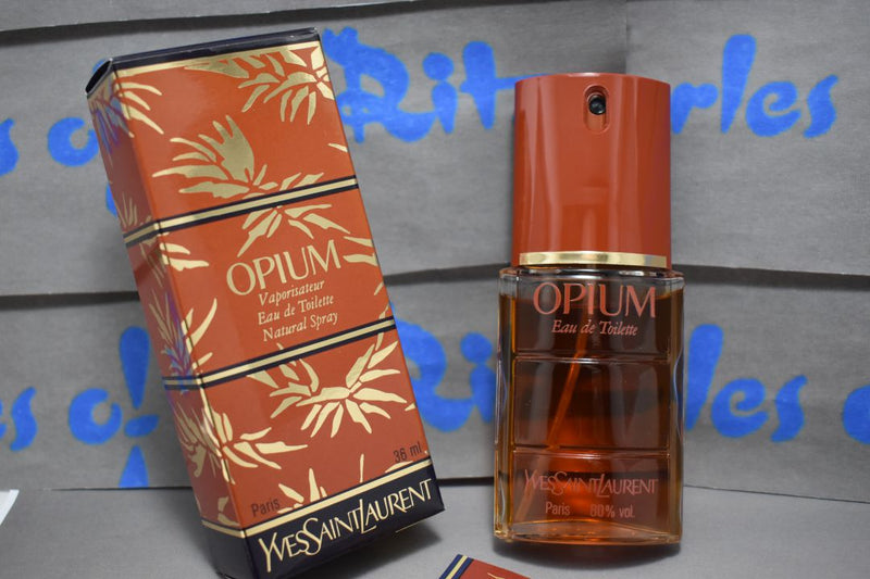 YVES SAINT LAURENT OPIUM (VERSION 1977) ORIGINAL POUR FEMME / FOR WOMEN EAU DE TOILETTE VAPORISATEUR (NATURAL SPRAY) 36 ml 1.2 FL.OZ.