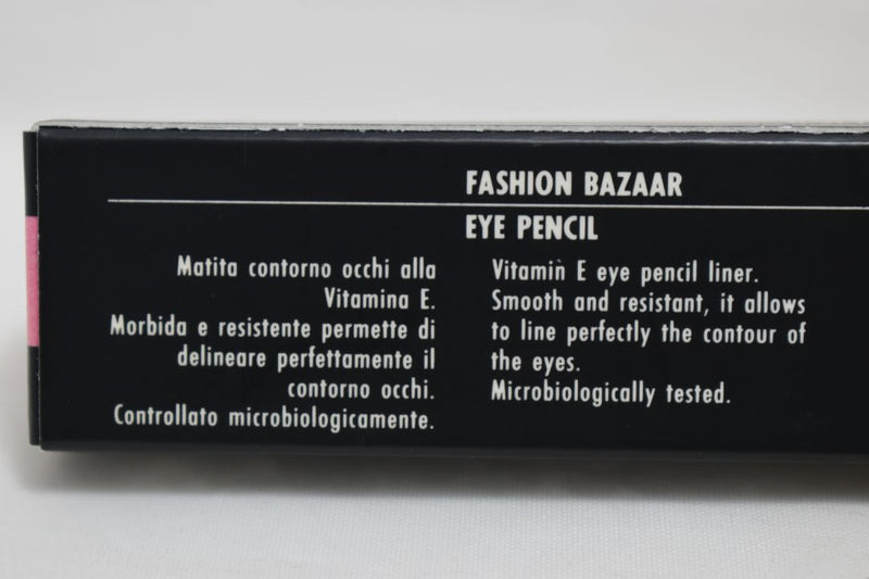 FASHION BAZAAR EYE PENCIL + PENCIL SHARPENER / Μολύβι Ματιών + Ξύστρα Μολυβιών, σε Απόχρωση (BLACK - ΜΑΥΡΟ) 1.6 g.