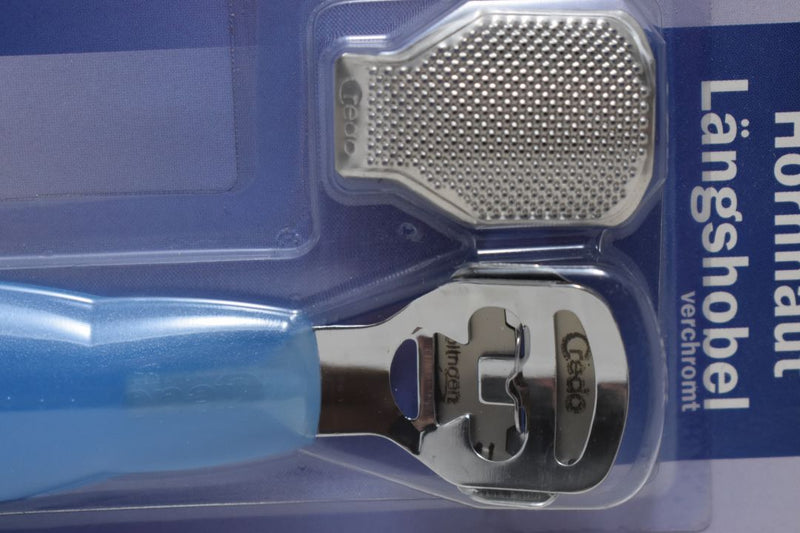 CREDO SOLINGEN SAFETY CALLUS CUTTER, WITH ADDITIONAL REPLACEMENT RASP / ΑΤΣΑΛΙΝΟΣ  ΚΟΦΤΗΣ ΚΑΛΩΝ ΑΣΦΑΛΕΙΑΣ ΚΑΙ ΜΕ ΑΝΤΑΛΛΑΚΤΙΚΗ ΡΑΣΠΑ.