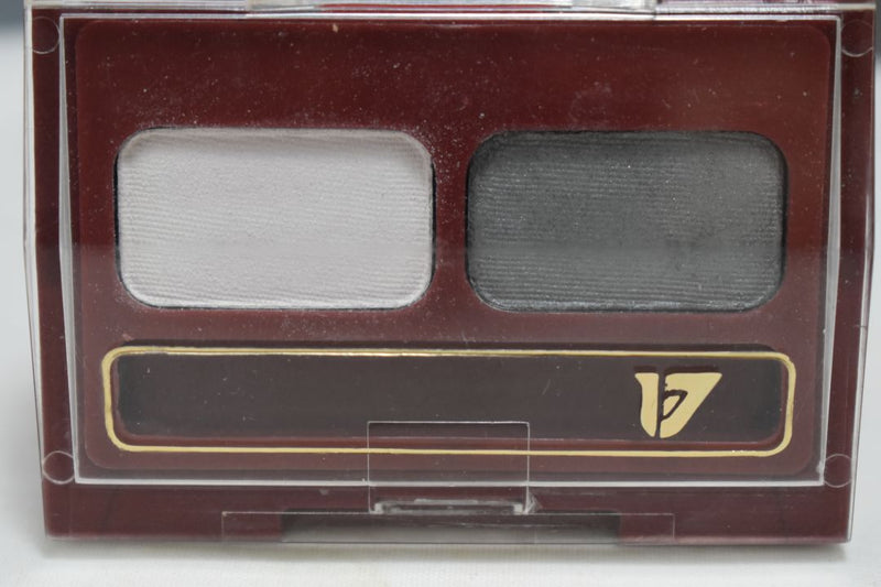 SEVENTEEN 17 COSMETICS CAKE EYE SHADOW 2 COLOUR SET (No 1 ROSE LIGTH- GREY MIST) / Συμπαγής Διπλή Σκιά Ματιών -  (COLLECTION 1) -  Σε Απόχρωση (Ροζ Απαλό - Γκρι) - Χωρίς Κουτί 4 g.