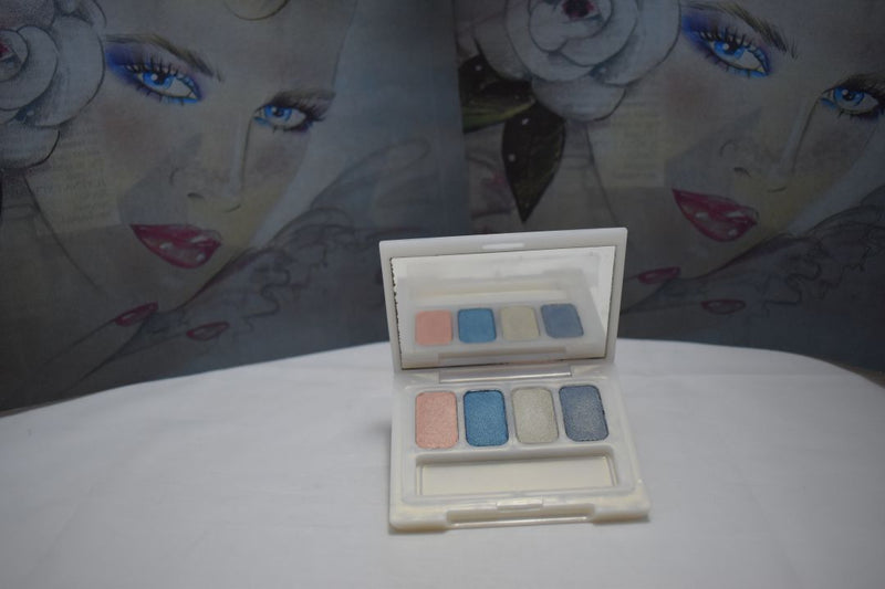 SEVENTEEN 17 COSMETICS CAKE EYESHADOW SUPER IRIDESCENT (PALETTE No 44 -  SPACE) / Συμπαγής Τετραπλή Σκιά Ματιών, Σούπερ Ιριδίζουσα -  (COLLECTION 44) -  Σε Απόχρωση (Σομόν - Σμαραγδί - Γκρι Ανοικτό - Γκρι Μεταλλικό) 8 g.