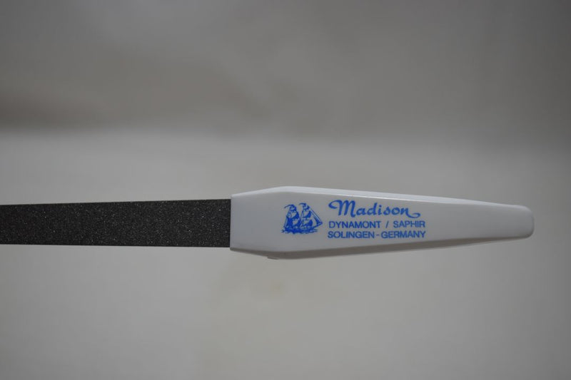 Madison Spitzenqualitat mit garantie SOLINGEN GERMANY, SAPPHIRE FILE, COARSE / FINE / Λίμα από Ζαφείρι, κορυφαίας ποιότητας με την εγγύηση Solingen, Χοντρή / Ψιλή με μήκος 17 cm.