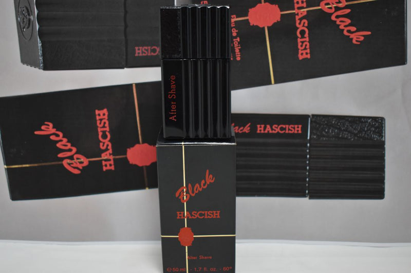 VEEJAGA HASCISH BLACK (VERSION 1985) ORIGINAL POUR HOMME / FOR MEN AFTER SHAVE 50 ml 1.7 FL.OZ.