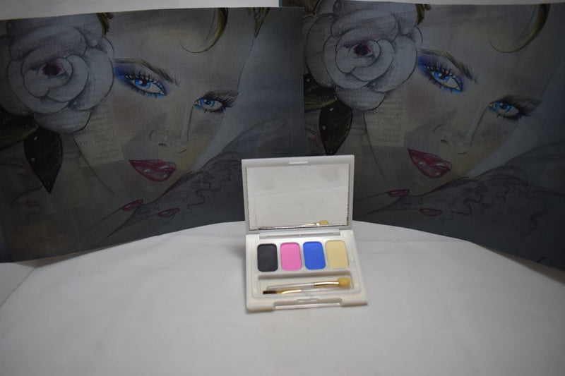 SEVENTEEN COSMETICS CAKE EYESHADOW SUPER IRIDESCENT (PALETTE No 59 -  VELVET TOUCH) / Συμπαγής Τετραπλή Σκιά Ματιών, Σούπερ Ιριδίζουσα -  (COLLECTION 59) -  Σε Απόχρωση (Λαδί - Ροζ - Μπλε - Μπεζ) 8 g.