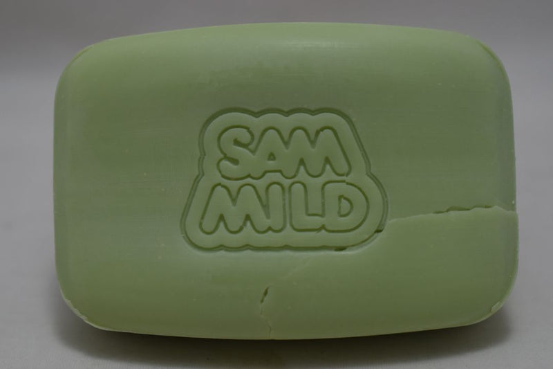 DR.SCHNELL'S SAM MILD SOAP (PH 5,5) is a mild soap-free cleanser, Antiallergic, for deep facial cleansing (VERSION 1988) / Σαπούνι Ουδέτερο, για Βαθύ Καθαρισμό προσώπου, Αντιαλλεργικό 100 g 3.5 OZ.