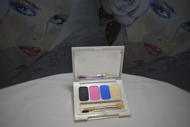 SEVENTEEN COSMETICS CAKE EYESHADOW SUPER IRIDESCENT (PALETTE No 59 -  VELVET TOUCH) / Συμπαγής Τετραπλή Σκιά Ματιών, Σούπερ Ιριδίζουσα -  (COLLECTION 59) -  Σε Απόχρωση (Λαδί - Ροζ - Μπλε - Μπεζ) 8 g.