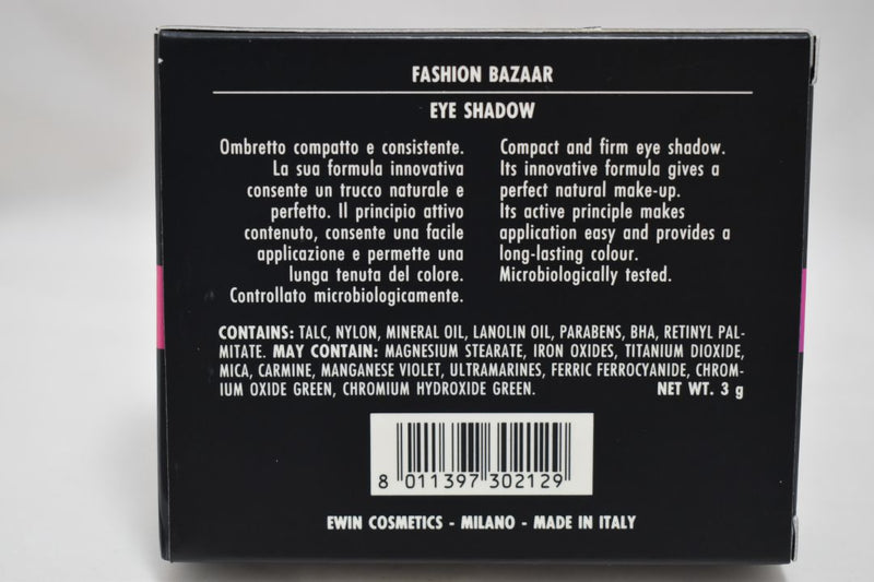 FASHION BAZAAR SINGLE EYE SHADOW / OMBRE À PAUPIÈRES UNIQUE / ΜΟΝΗ ΣΚΙΑ ΜΑΤΙΩΝ σε Απόχρωση (STORMY GREY - Σφοδρό Γκρι) 3 g.