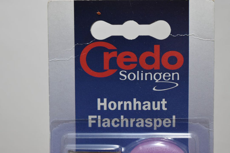 CREDO SOLINGEN FLAT METAL RASP FOR FEET CALLUSES AND HARDENED TREATMENTS / ΕΠΙΠΕΔΗ ΜΕΤΑΛΛΙΚΗ ΡΑΣΠΑ ΚΑΛΩΝ ΚΑΙ ΣΚΛΗΡΥΝΣΕΩΝ ΚΑΙ ΡΑΣΠΑ ΛΕΙΑΝΣΗΣ ΤΟΥ ΔΕΡΜΑΤΟΣ.