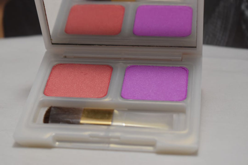 SEVENTEEN 17 COSMETICS BEAUTY COLOR / BLUSHER / FARD A JOUES / SUPER IRIDESCENT 2 COLOR SET (No 35 MIMOSA - LOBELIA) / Διπλό ρουζ, Σούπερ Ιριδίζον -  (COLLECTION 35) -  Σε Απόχρωση (Πορτοκαλί Σκούρο - Φούξια) 8 g.