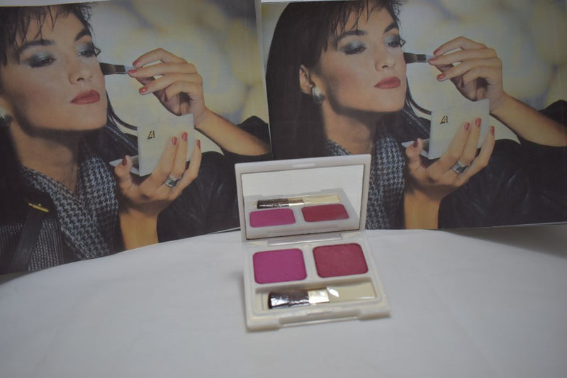 SEVENTEEN 17 COSMETICS BEAUTY COLOR / BLUSHER / FARD A JOUES / SUPER IRIDESCENT 2 COLOR SET (No 22 ANEMONE - PANCY) / Διπλό ρουζ, Σούπερ Ιριδίζον -  (COLLECTION 22) -  Σε Απόχρωση (Φούξια - Κοραλλί) 8 g.
