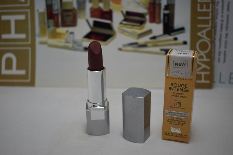 PHAS HYPOALLERGĖNIQUE ROUGE INTENSE - LIP COMFORT (79 - MAUVE OBSESSION) / Κραγιόν έντονο, σε Απόχρωση (79 - Εμμονικό Μωβ), με Άνεση μεγάλης Διάρκειας στα Χείλη, 4 ml.