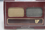 SEVENTEEN 17 COSMETICS CAKE EYE SHADOW DUO (No 2 GOLDEN - SMOKE GREEN) / Συμπαγής Διπλή Σκιά Ματιών -  (COLLECTION 2) -  Σε Απόχρωση (Χρυσαφί - Πράσινο της Ελιάς) 4 g.
