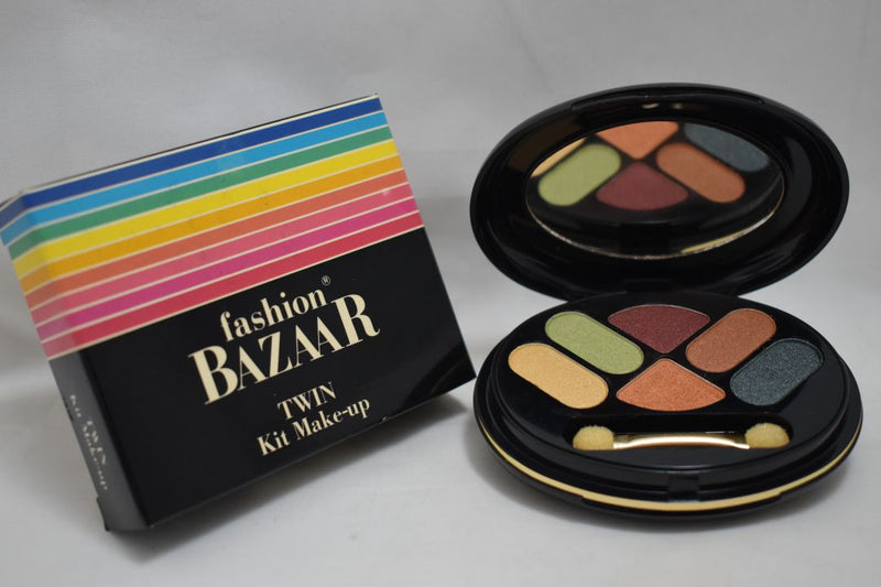FASHION BAZAAR TWIN KIT MAKE-UP (0070) 6 EYE SHADOW SATIN + 2 BLUSH + 1 INDIAN EART / 6 ΣΚΙΕΣ ΜΑΤΙΩΝ 5 g + 2 ΡΟΥΖ 3 g + 1 ΠΟΥΔΡΑ ΙΝΔΙΚΗΣ ΓΗΣ 1,5 g.