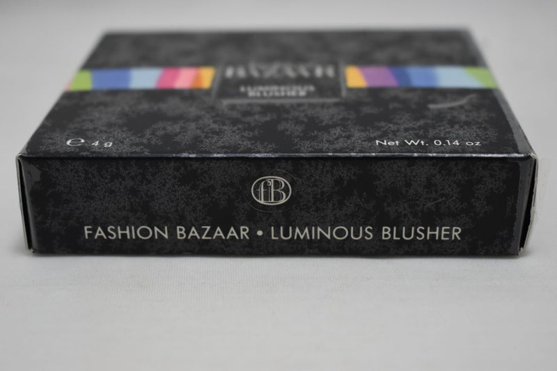 FASHION BAZAAR LUMINOUS BLUSHER / FARD A JOUES / Φωτεινό ΡΟΥΖ σε Απόχρωση (GLEAM CORAL - Λαμπερό Κοραλλί) 4 g.