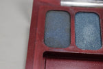 SEVENTEEN 17 COSMETICS CAKE EYE SHADOW 4 COLOUR SET   (PALETTES No 3 -  SATIN BLUES) / Συμπαγής Τετραπλή Σκιά Ματιών -  (COLLECTION 3) -  (Τέσσερες Σατινέ Αποχρώσεις του Μπλε) 8 g.