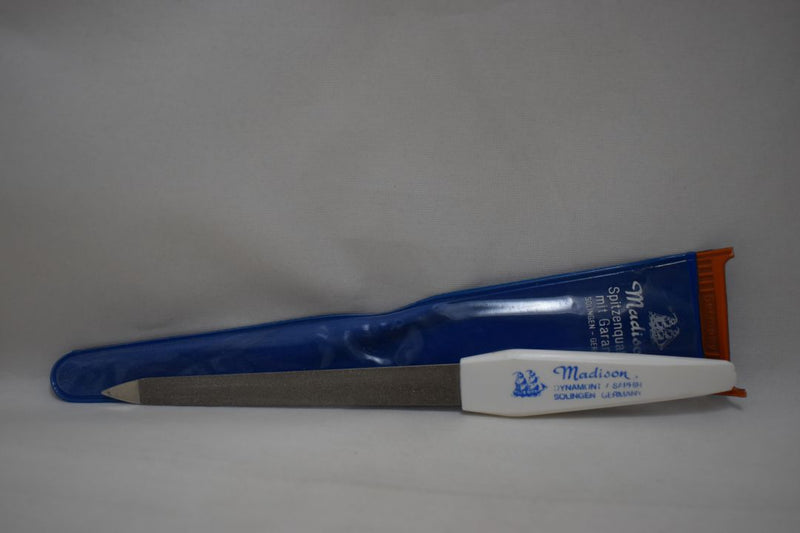 Madison Spitzenqualitat mit garantie SOLINGEN GERMANY, SAPPHIRE FILE, COARSE / FINE / Λίμα από Ζαφείρι, κορυφαίας ποιότητας με την εγγύηση Solingen, Χοντρή / Ψιλή με μήκος 15 cm.