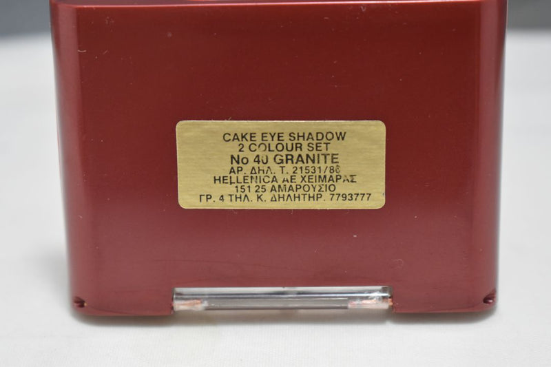 SEVENTEEN 17 COSMETICS CAKE EYE SHADOW 2 COLOUR SET (SET No 40 GRANITE) / Συμπαγής Διπλή Σκιά Ματιών -  (COLLECTION 40) -  Σε Απόχρωση (Ροζ  - Γρανίτης) - Χωρίς Κουτί 4 g.
