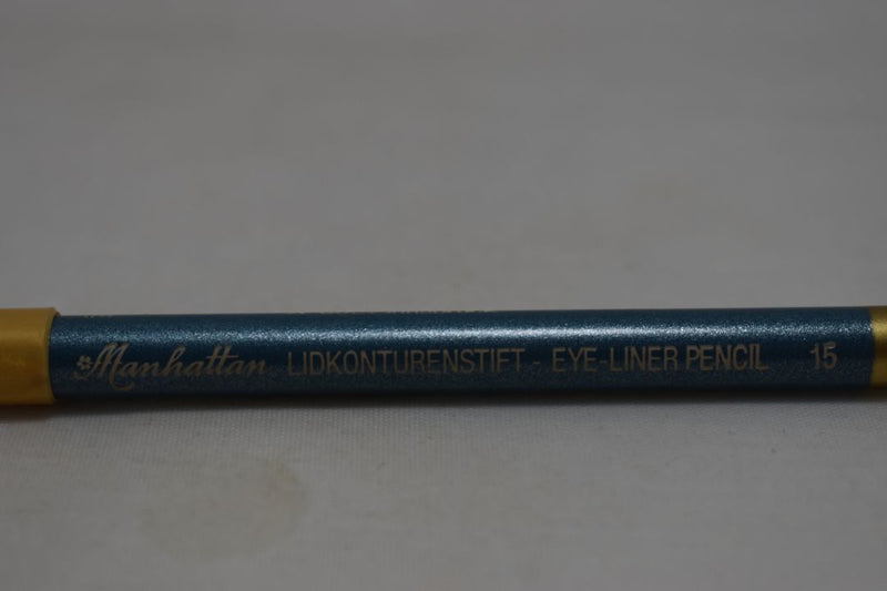 MANHATTAN COSMETICS LIDKONTURENSTIFT - EYE LINER (PENCIL) / Μολύβι Ψιλό Βλεφάρων και Ματιών σε Απόχρωση (Νο 15 - Σιέλ).