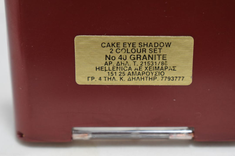 SEVENTEEN 17 COSMETICS CAKE EYE SHADOW 2 COLOUR SET (SET No 40 GRANITE) / Συμπαγής Διπλή Σκιά Ματιών -  (COLLECTION 40) -  Σε Απόχρωση (Ροζ  - Γρανίτης) - Χωρίς Κουτί 4 g.