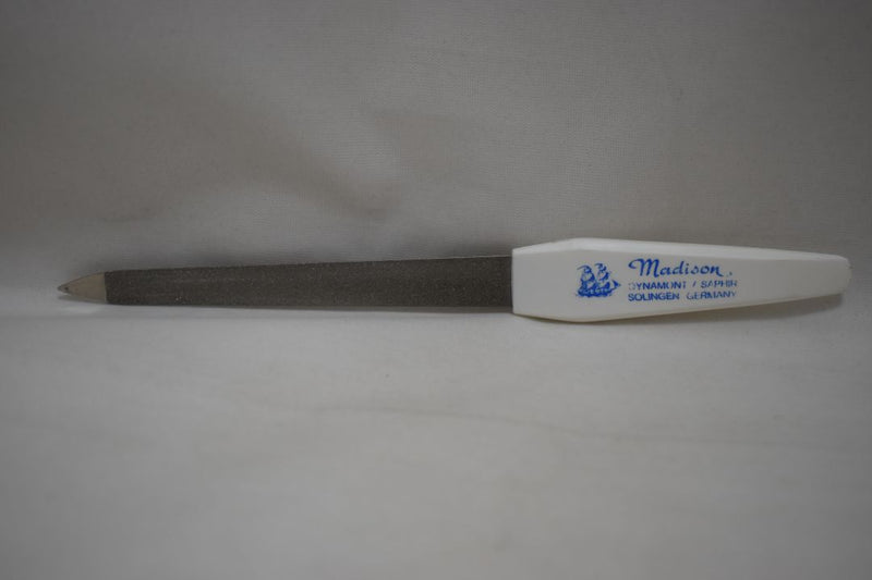 Madison Spitzenqualitat mit garantie SOLINGEN GERMANY, SAPPHIRE FILE, COARSE / FINE / Λίμα από Ζαφείρι, κορυφαίας ποιότητας με την εγγύηση Solingen, Χοντρή / Ψιλή με μήκος 15 cm.
