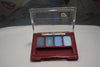 SEVENTEEN 17 COSMETICS CAKE EYE SHADOW 4 COLOUR SET   (PALETTES No 3 -  SATIN BLUES) / Συμπαγής Τετραπλή Σκιά Ματιών -  (COLLECTION 3) -  (Τέσσερες Σατινέ Αποχρώσεις του Μπλε) 8 g.